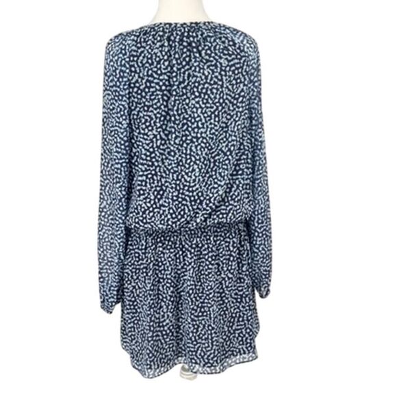 💙 RAMY BROOK Navy Blue Printed Landa Dress - Size Large - NWT $445 Retail! 💙 - Picture 5 of 14